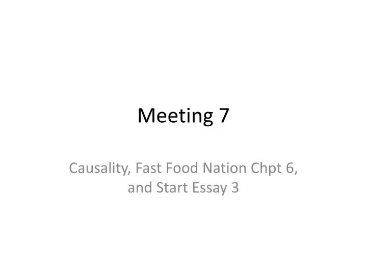 meeting 7