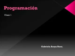 programaci n