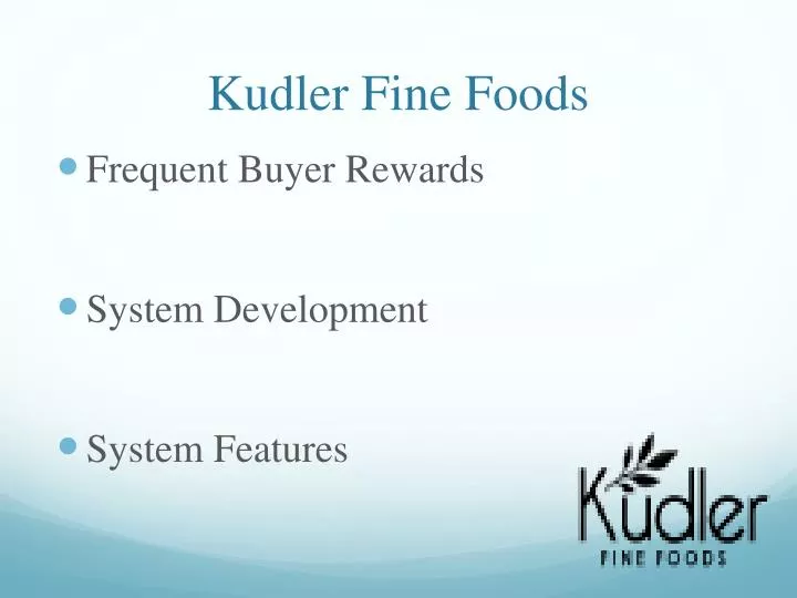 kudler fine foods