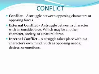 conflict