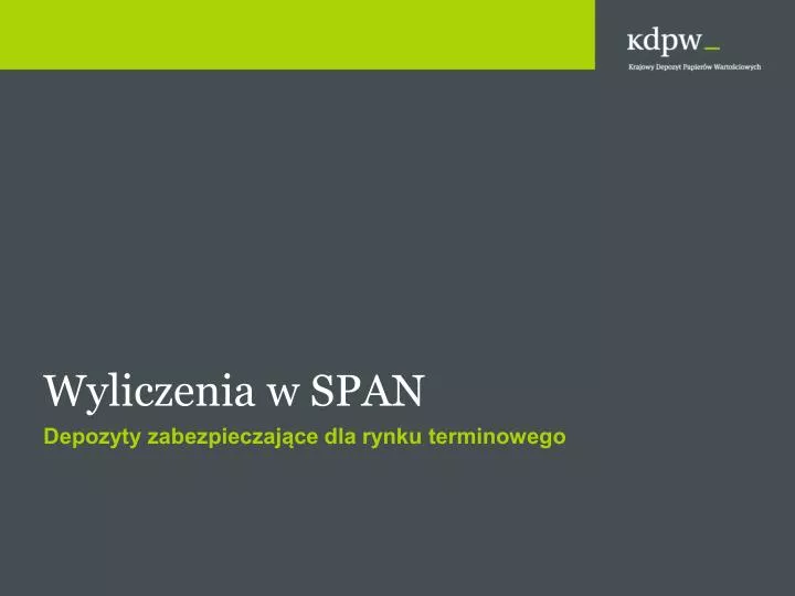 wyliczenia w span