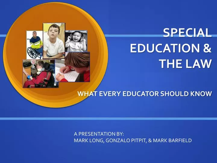 special education the law