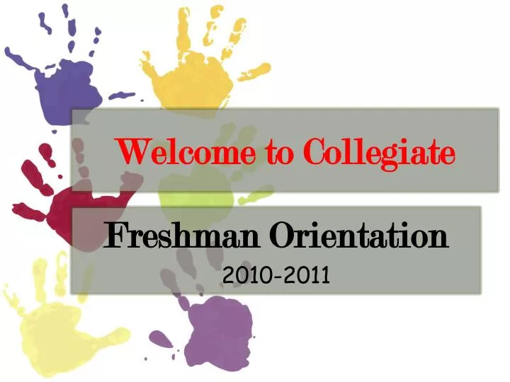 welcome to collegiate