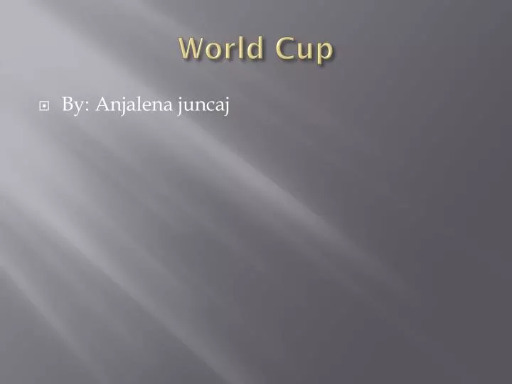 world cup