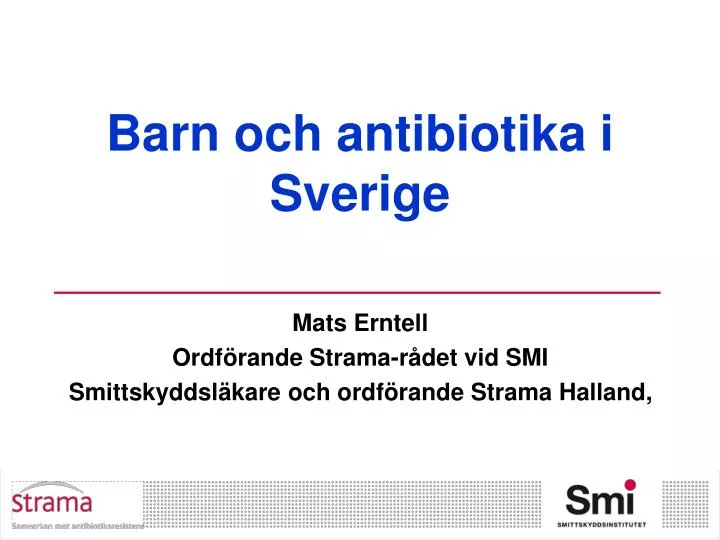 barn och antibiotika i sverige