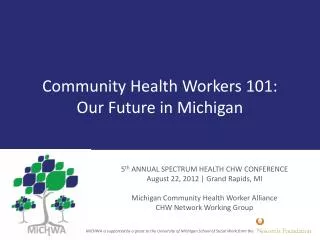 Community Health Workers 101: Our Future in Michigan
