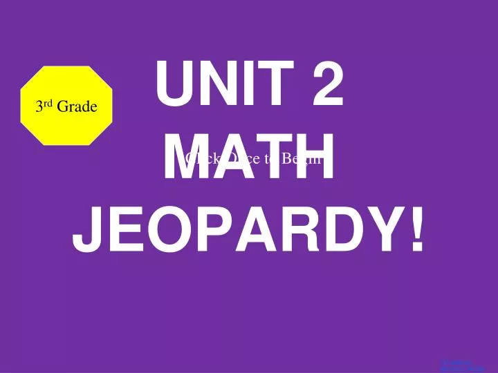 unit 2 math jeopardy