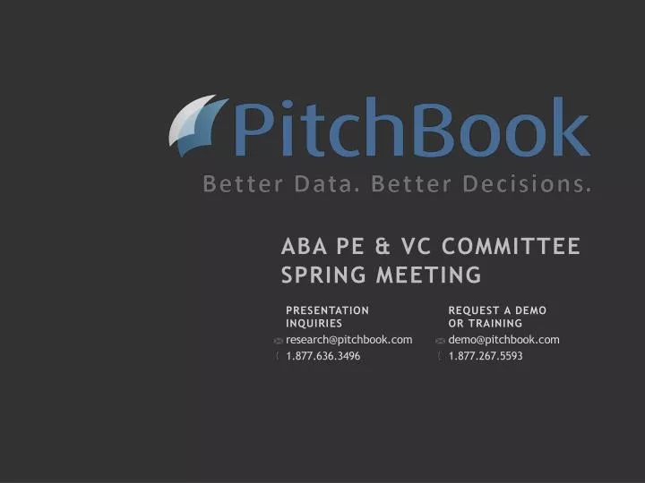 aba pe vc committee spring meeting