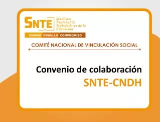 convenio de colaboraci n snte cndh