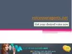 Voice Over Agents - slide 1