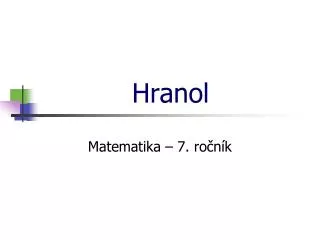 hranol
