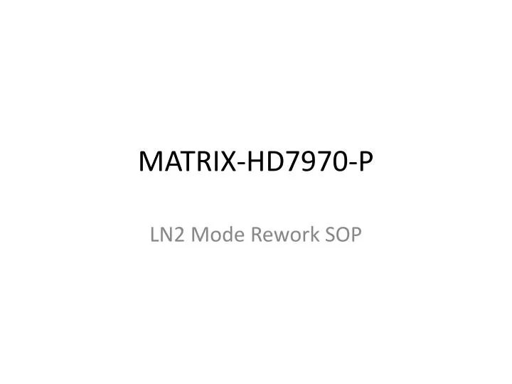 matrix hd7970 p