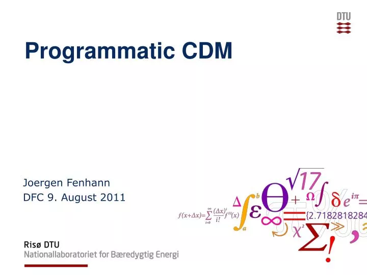 programmatic cdm