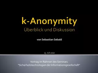 von sebastian sebald 15 juli 2010