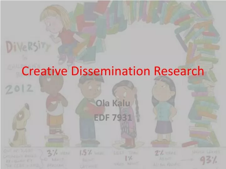 creative dissemination research