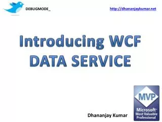 Introducing WCF DATA SERVICE