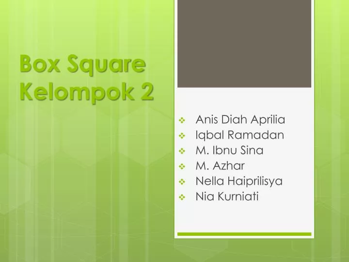 box square kelompok 2
