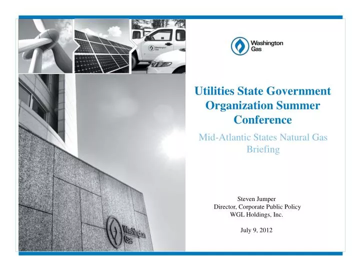 utilities state government organization summer conference