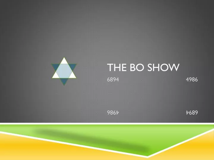 the bo show