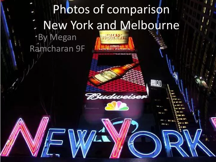 photos of comparison new york and melbourne