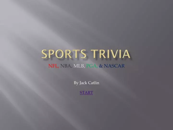 sports trivia