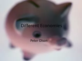 Different Economies