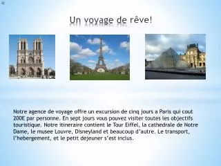 un voyage de r ve