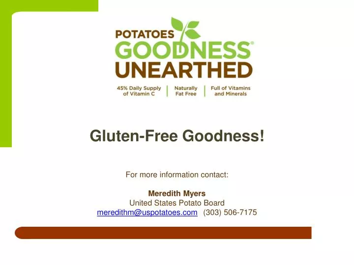 gluten free goodness