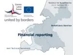 Financial reporting - slide 1