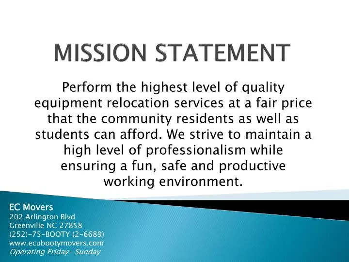 mission statement