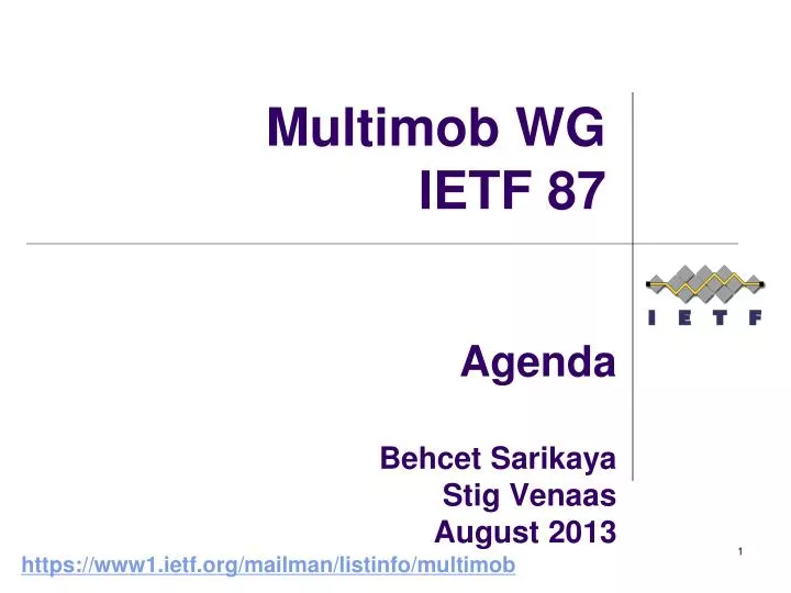 agenda behcet sarikaya stig venaas august 2013