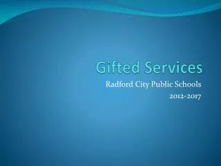 Gifted Services