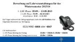 1. LSF-Phase: 09.09. – 13.09.2013 2. LSF-Phase: 30.09. – 04.10.2013 - slide 1
