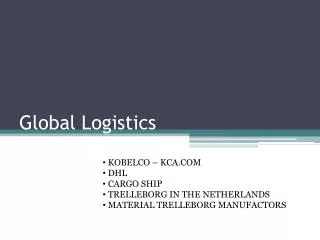 Global Logistics