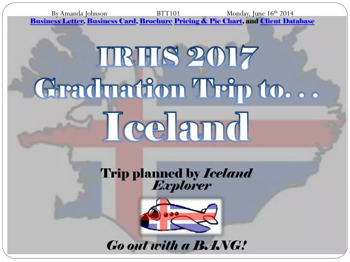 irhs 2017 graduation trip to iceland