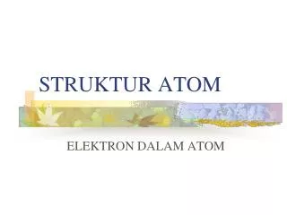 struktur atom