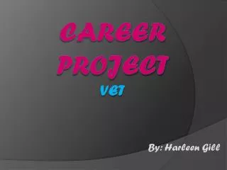Career Project Vet