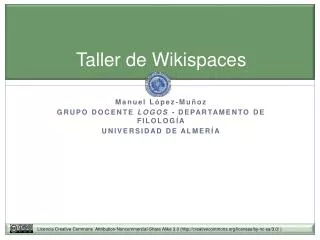 taller de wikispaces