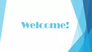 Welcome!