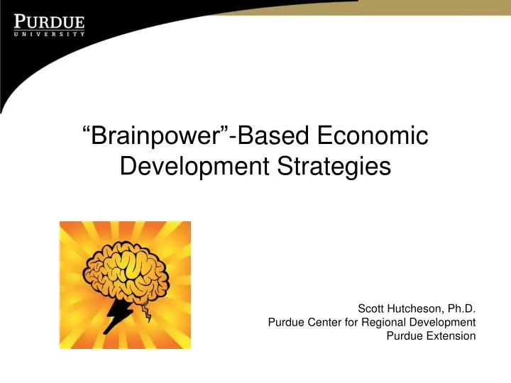 brainpower based economic development strategies