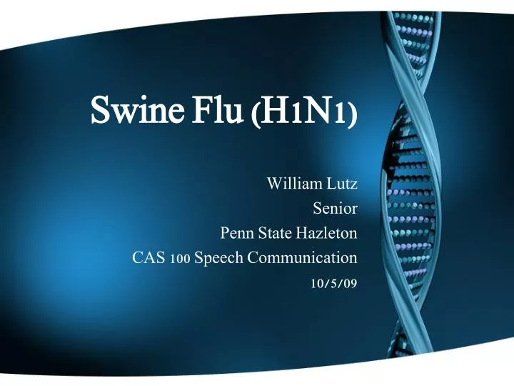 swine flu h1n1