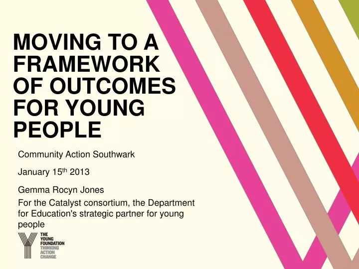 moving to a framework of outcomes for young people
