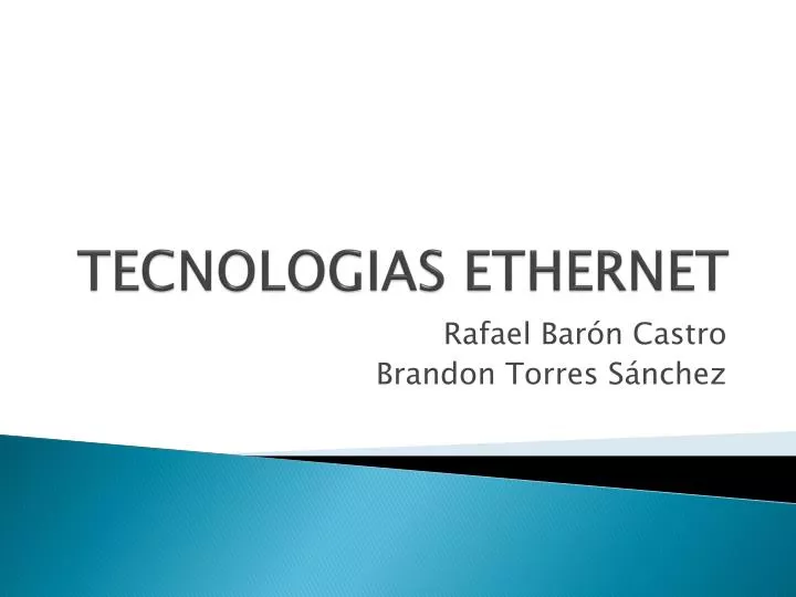 tecnologias ethernet