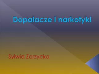 dopalacze i narkotyki