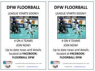 DFW FLOORBALL