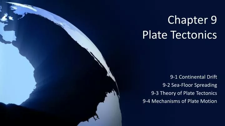 chapter 9 plate tectonics