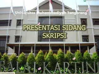 presentasi sidang skripsi