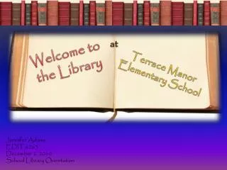 Welcome to the Library
