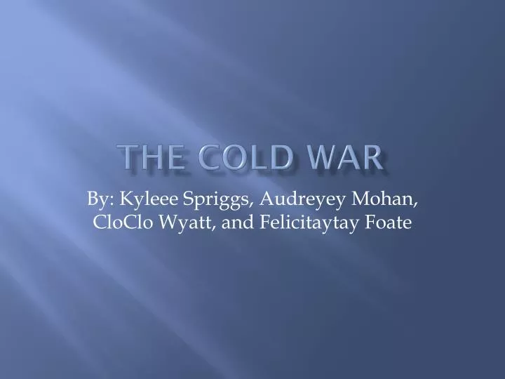 the cold war