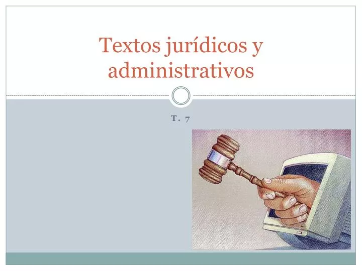 textos jur dicos y administrativos